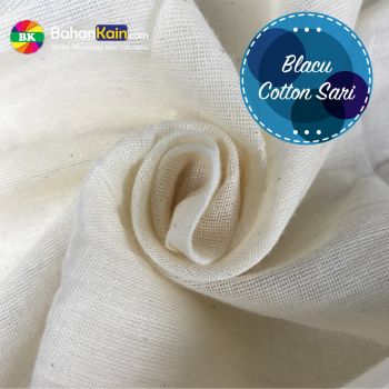 Kain blacu Cotton Sari